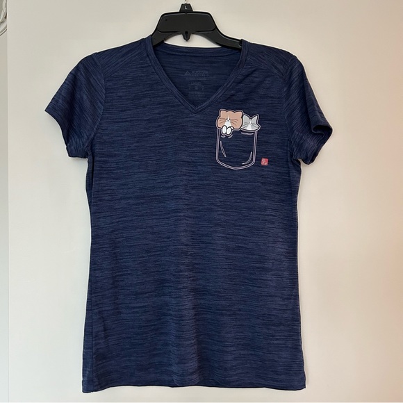 Women’s Quick Dry Cat Pocket Tee - Picture 1 of 10